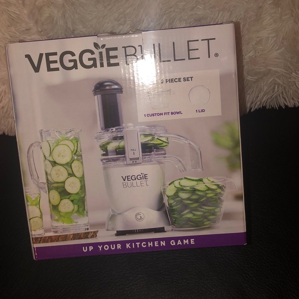 Veggie Bullet Custom fit bowl with lid